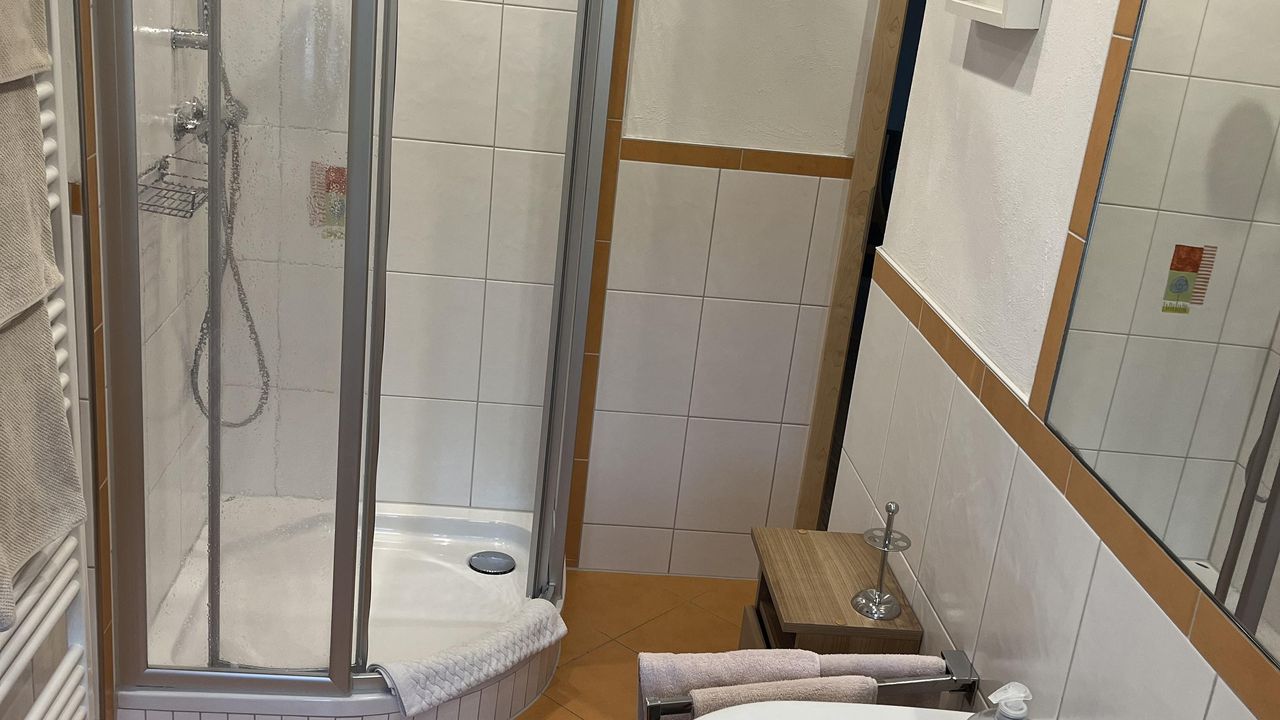 Bad 1 mit Dusche und WC Bad 1 mit Dusche und WC